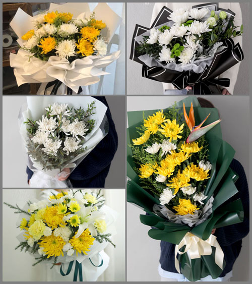 福建福州长乐市古槐镇仙桥村白事花束代送